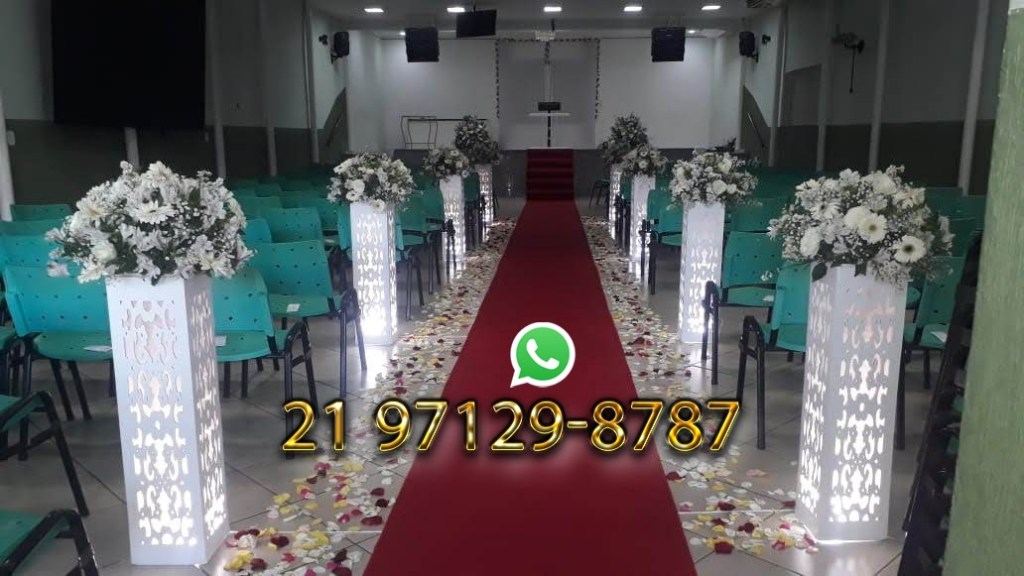 Aluguel de Coluna Iluminada Igreja