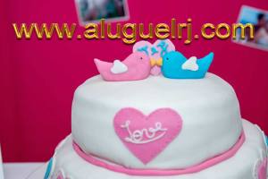 DECORAÇÃO DE BOLO NOIVADO