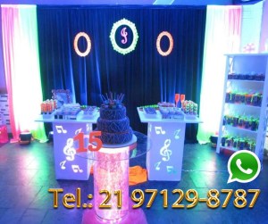 Decoração Festa Neon