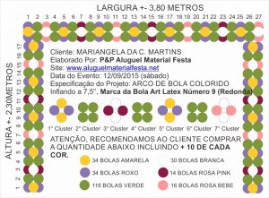 DECORAÇÃO ARCO DE BOLA