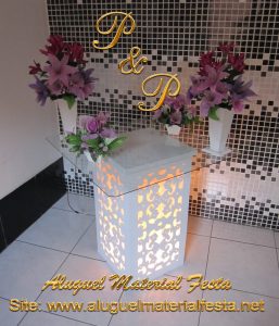 Aluguel de Arranjo e Mesa Provençal para Casamento