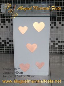 Aluguel Mesa Provençal Iluminada