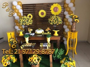 Aluguel Decoração Tema Girassol