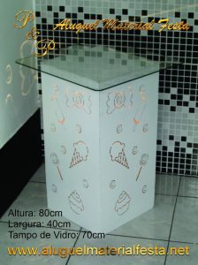 Aluguel Mesa Provençal Iluminada