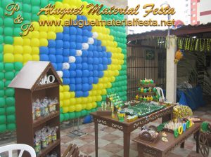 ALUGUEL KIT PROVENÇAL RUSTICO & DECORAÇÃO COM BOLA