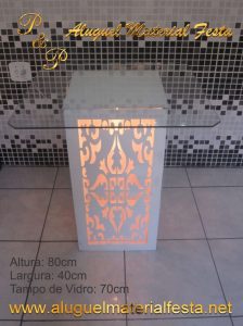 Aluguel Mesa Provençal Iluminada