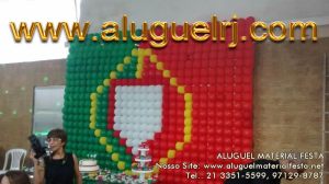 Decoração com Balões Bandeira de Portugal