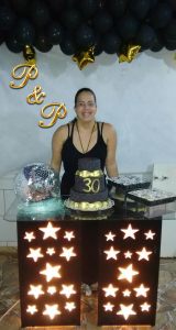 ALUGUEL MESA PROVENÇAL ILUMINADA