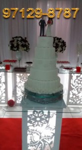 Aluguel Mesa Provençal Iluminada