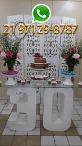 Decoração Mesa Letra