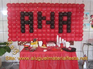 DECORAÇÃO PAINEL DE BOLA