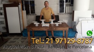 Aluguel de Bandeja de Porcelana