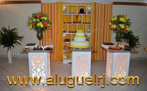 Aluguel Mesa Iluminada Provençal