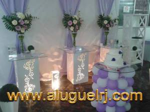 ALUGUEL DE MESA PROVENÇAL ILUMINADA