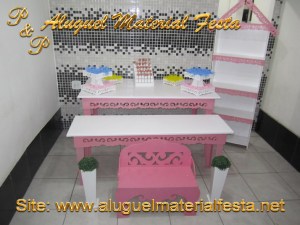 ALUGUEL MESA PROVENÇAL ROSA