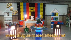 Aluguel de Provençal e Mesa Borbulhante