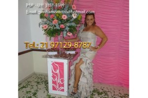 Aluguel Mesa Provençal Rosa