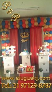 Decoração Rei Davi Simples