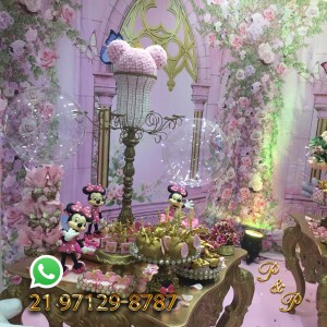 Decoração Festa Infantil Minnie Rosa