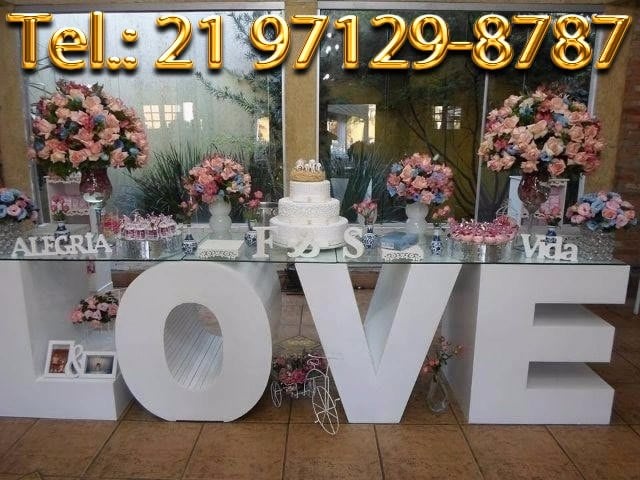 Aluguel Mesa Love Casamento Rio de Janeiro