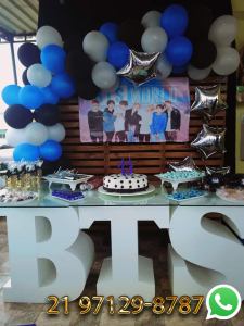 Decoração Festa BTS World