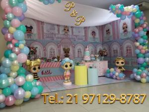 Decoração Festa lol