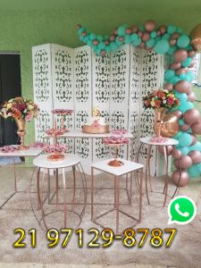 Decoração de Festa Rose Gold