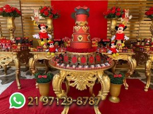 Decoração Minnie Vermelha