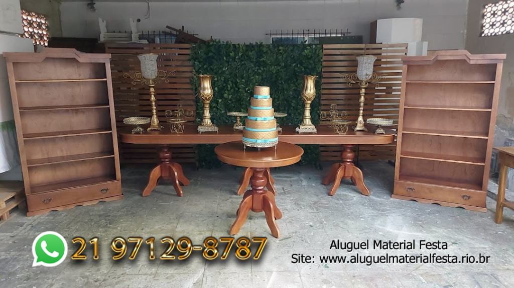 Aluguel Móveis Rústicos RJ