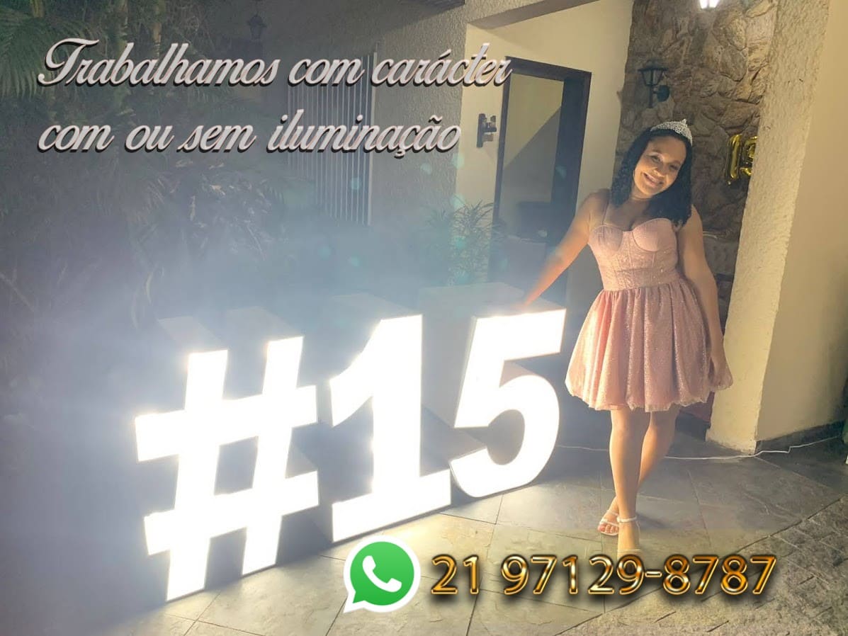 Aluguel de Letras Gigantes para Festa